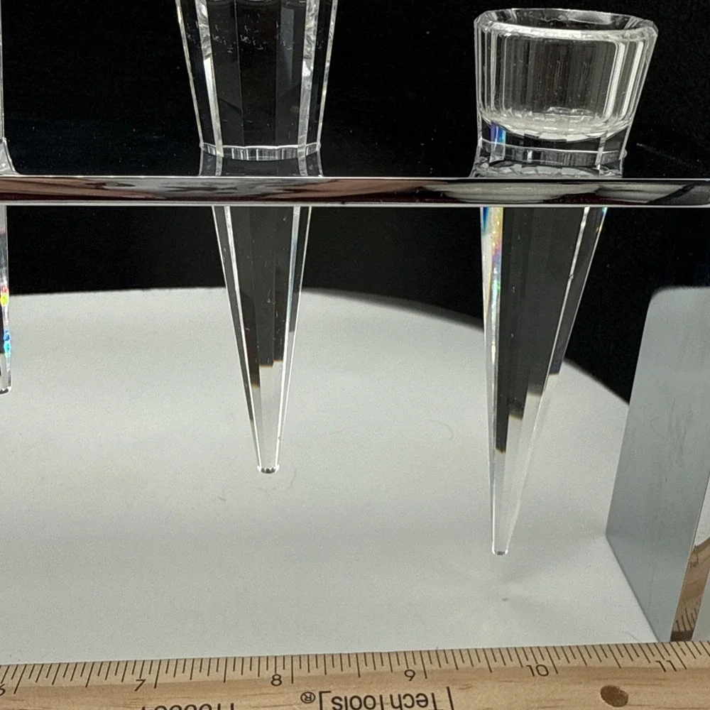 Swarovski Crystal Stalactite Candle Holder #182485 Andree Putman Design AS IS